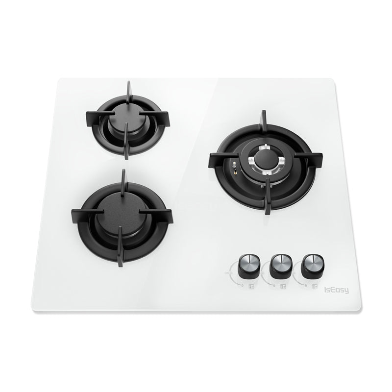 ISEASY MGBG-603 gas hob, 3 burners (white)