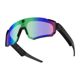 Colmi V06 AI Sports Sunglasses (Black with Blue Lenses)