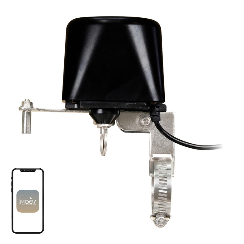 MOES WV-LZ-BK Wi-Fi Water Valve (Black)