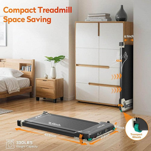 Akluer 520A-A Dual-Sided Walking Pad with Shiatsu Foot Massager