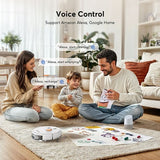 Teendow D20S MAX+ 2in1 Robot Vacuum Cleaner & Pet Grooming Tool, 6000Pa