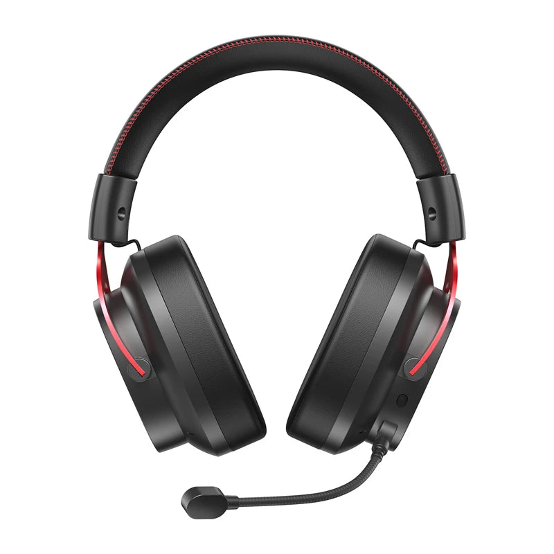 QCY Heroad VT200 Gaming Headphones (Black and Red)