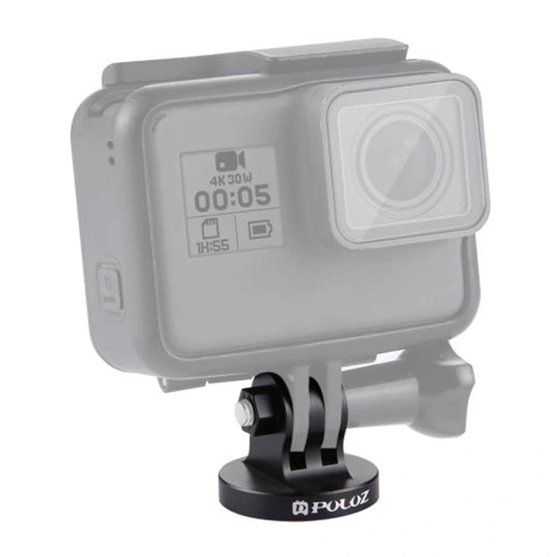Puluz Mount with 1/4" CNC Thread for Action Cameras (Black)