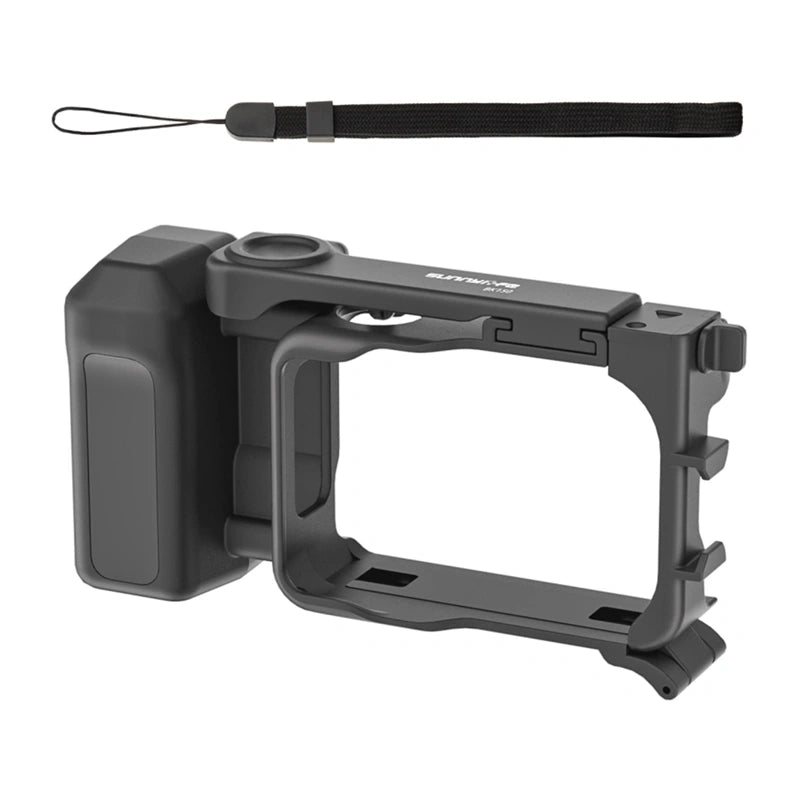 Sunnylife Vlogging Kit for Insta360 GO Ultra - Lanyard – Cold Shoe (Black).