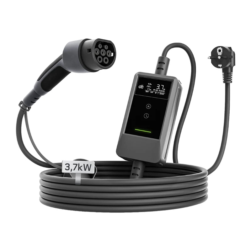 Portable EV charger dé 3kW 10m cable