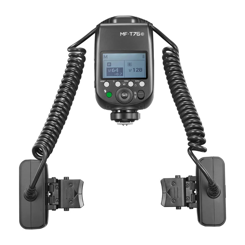 Dual-head macro flash GODOX MF-T76 for Canon