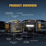 VTOMAN JUMP 1500X Portable Power Station, 828Wh