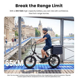Touroll S3 Step-Thru Electric Bike, 250W Motor, 36V 13Ah