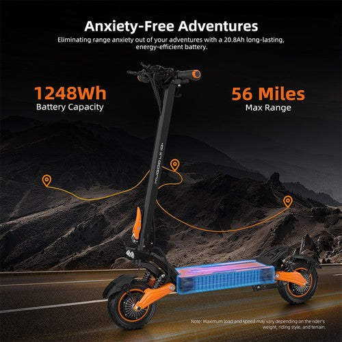 Kugoo LX10+ Elektrinis Paspirtukas, 2*1400W, 60V 20.8Ah