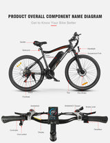 Samebike SY26-II kalnų elektrinis dviratis