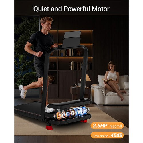 ROBORE U18F Foldable Treadmill with 15% Incline, 10.5km/h Max