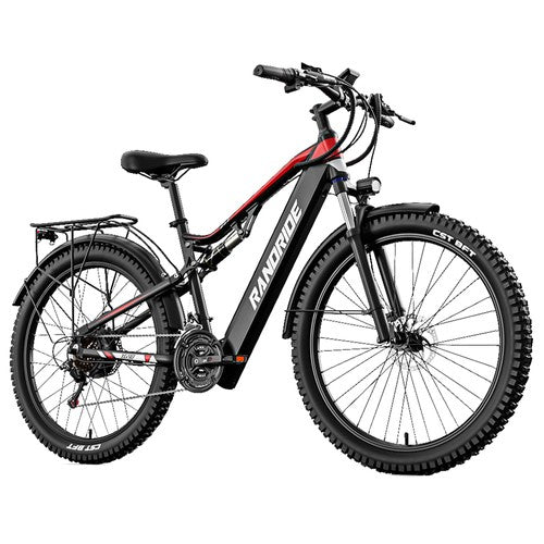 RANDRIDE YG90B elektrinis dviratis 1000 W variklis 45 km/h maks. greitis 48 V 17 Ah