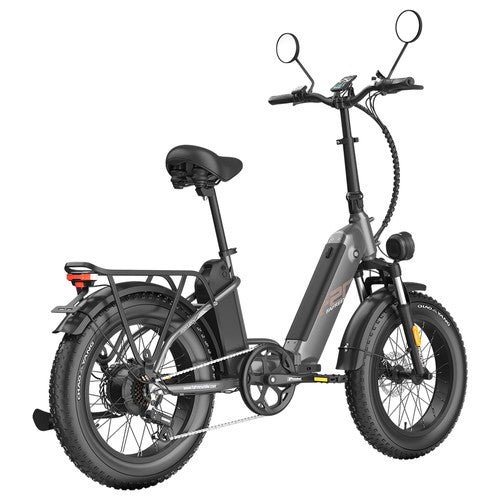 Fafrees FF20 Polar elektrinis dviratis, 500W variklis, 48 V 24Ah 2x