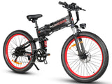 SAMEBIKE LO26 Plus 1000W galingas sulankstomas elektrinis dviratis