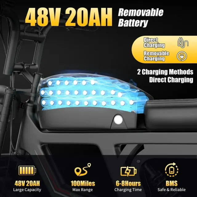 ASKGO T20 Electric Bike 48V 20AH
