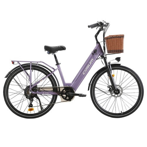 Cysum X-city Elektrinis Dviratis, 250W Variklis, 48V 10.4Ah