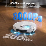 Tesvor S8 Max Robot Vacuum Cleaner, 3-in-1 Vacuum/Sweep/Mop, 8000Pa