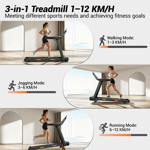 ROBORE SF20 sulankstomas bėgimo takelis su 15 % nuolydžiu, 12 km/h