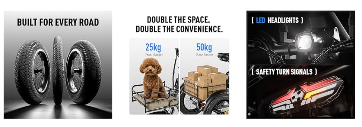 Cysum AG1 Pro Foldable Electric Tricycle