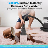 Teendow C6 MAX 3-in-1 Carpet Vacuum Cleaner - 12000Pa
