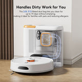 Teendow D20S MAX+ 2in1 Robot Vacuum Cleaner & Pet Grooming Tool, 6000Pa