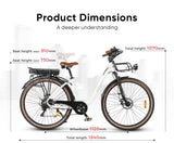 SAMEBIKE RS-A07 500W Elektrinis Dviratis
