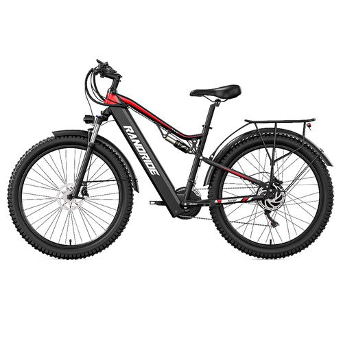 RANDRIDE YG90B elektrinis dviratis 1000 W variklis 45 km/h maks. greitis 48 V 17 Ah