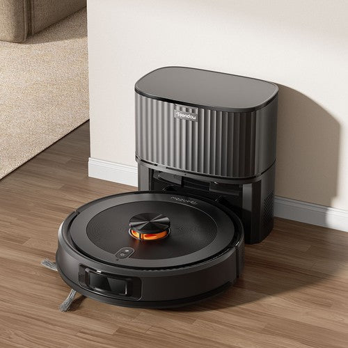 Teendow D10S MAX 2-in-1 Robot Vacuum Cleaner and Mop with Auto-empty Station, 4500Pa