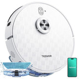 Tesvor S8 Pro 2 in 1 robotas dulkių siurblys su valymo funkcija 6000 Pa