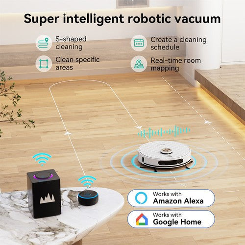 Tesvor S8 Pro 2 in 1 robotas dulkių siurblys su valymo funkcija 6000 Pa