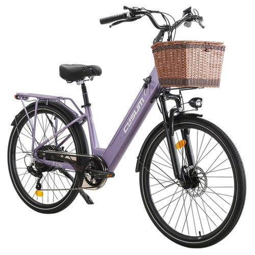 Cysum X-city Elektrinis Dviratis, 250W Variklis, 48V 10.4Ah