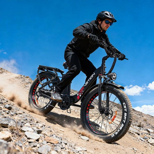 DRVETION CTR26 1000W Electric Bike, 26"×4.0" Fat Tire, 48V 15Ah Samsung