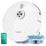 Tesvor S8 Pro 2 in 1 robotas dulkių siurblys su valymo funkcija 6000 Pa