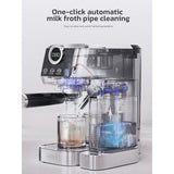HiBREW H13A 3 in 1 Semi Automatic Coffee Machine, 6 Coffee Modes
